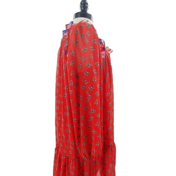 Gorgeous floral print peasant dress medium - Picture 11 of 14